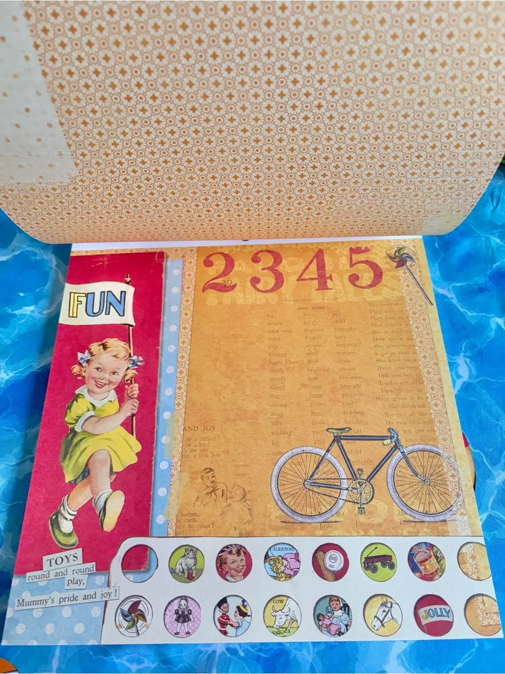 K&Company Scrapbooking Paper Pad Cut N Paste 12x12 K & Co